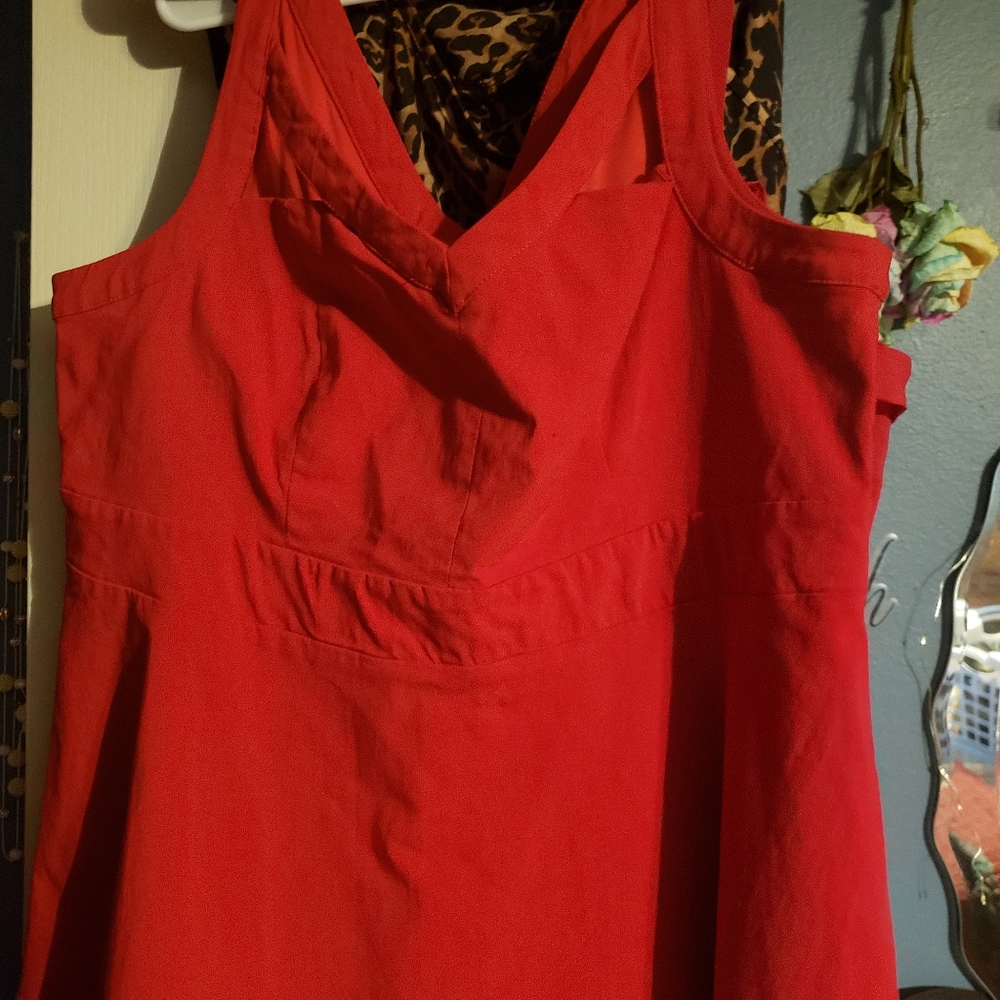 Flared tank top
